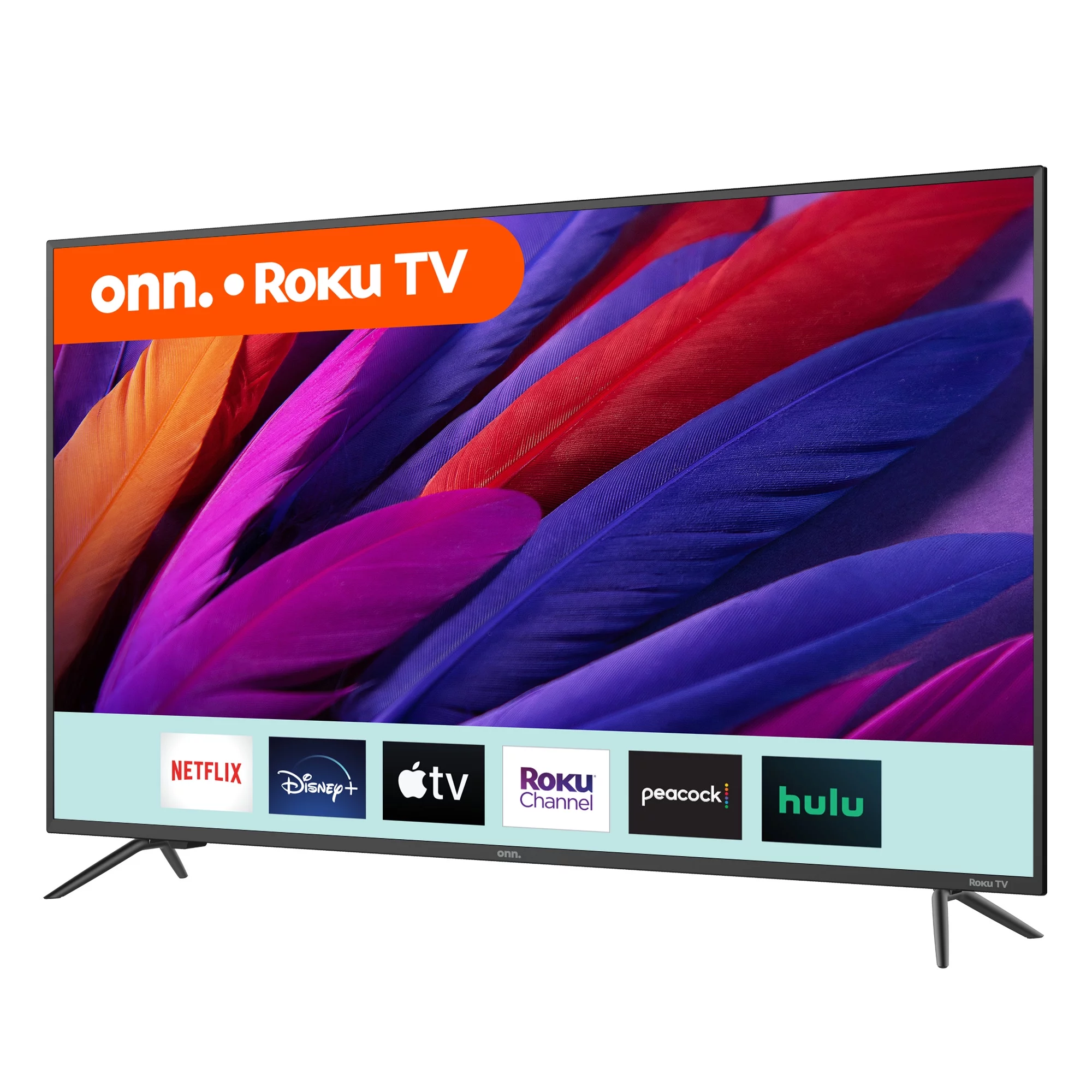 onn. 50&rdquo; Class 4K UHD (2160P) LED Roku Smart TV HDR (100133204)