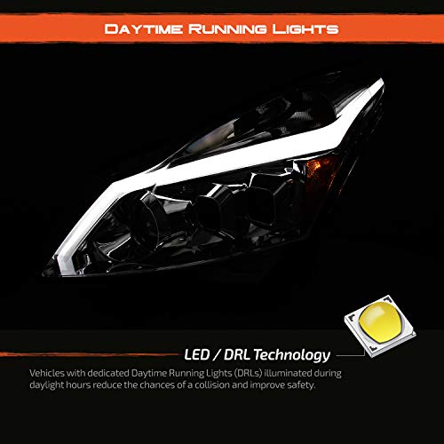 AKKON - For 2010-2013 G37/G25 2015 Q40 Sedan New Clear LED Sequential LED Signal Tube Projector