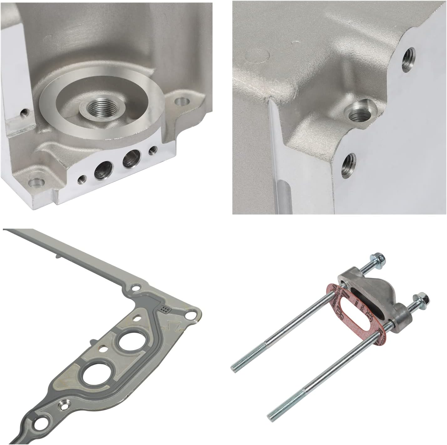 labwork 302-1 Aluminum Oil Pan Kit Replacement for 1955-1987 GM Muscle Classi Car Truck 4.8L 5.3L 6.0L 6.2L