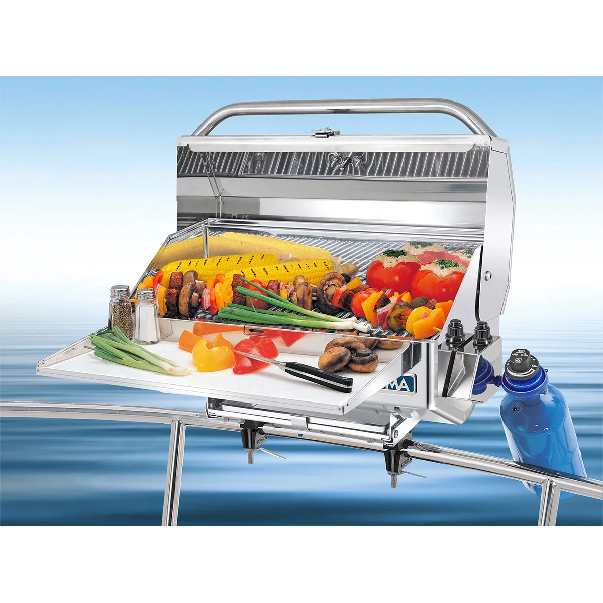 Magma Newport 2 Gourmet Series Gas Grill, 162 sq in