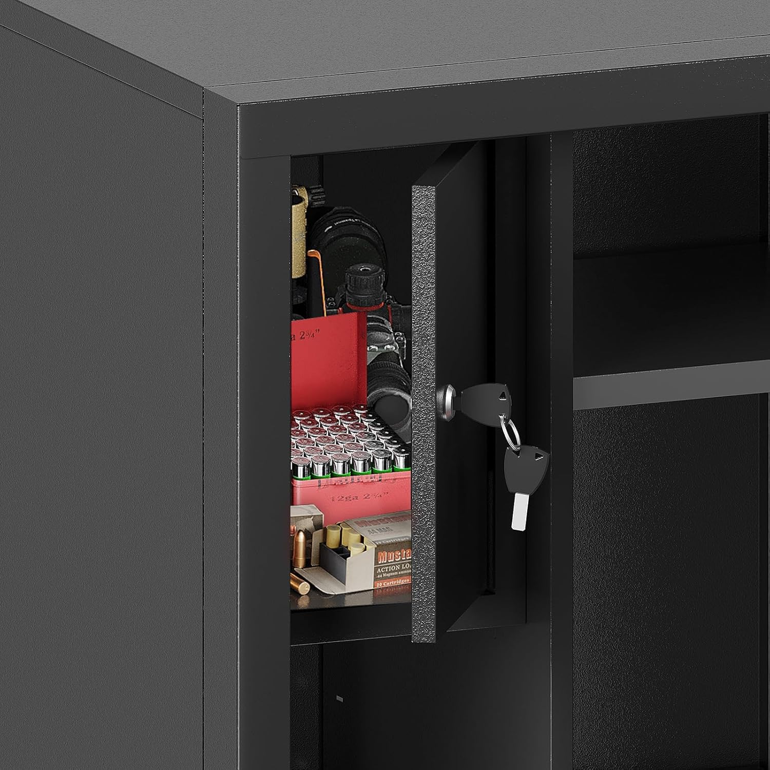 KAER 8-12 Gun safes,Rifle Safe,Gun Safes for Home Rifle and Pistols, Long Gun Safe for Rifle Shotgun for Home,Quick Access Rifle Safes