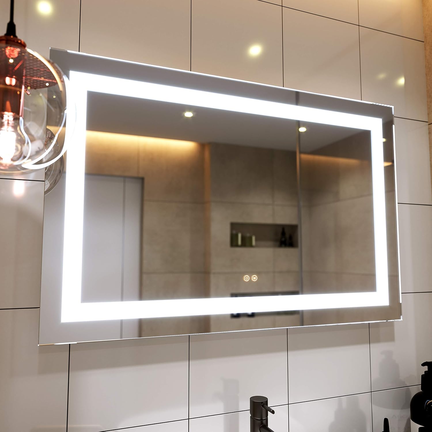 Petus PetusHouse 20 X 28 Inch LED Lighted Bathroom Mirrors