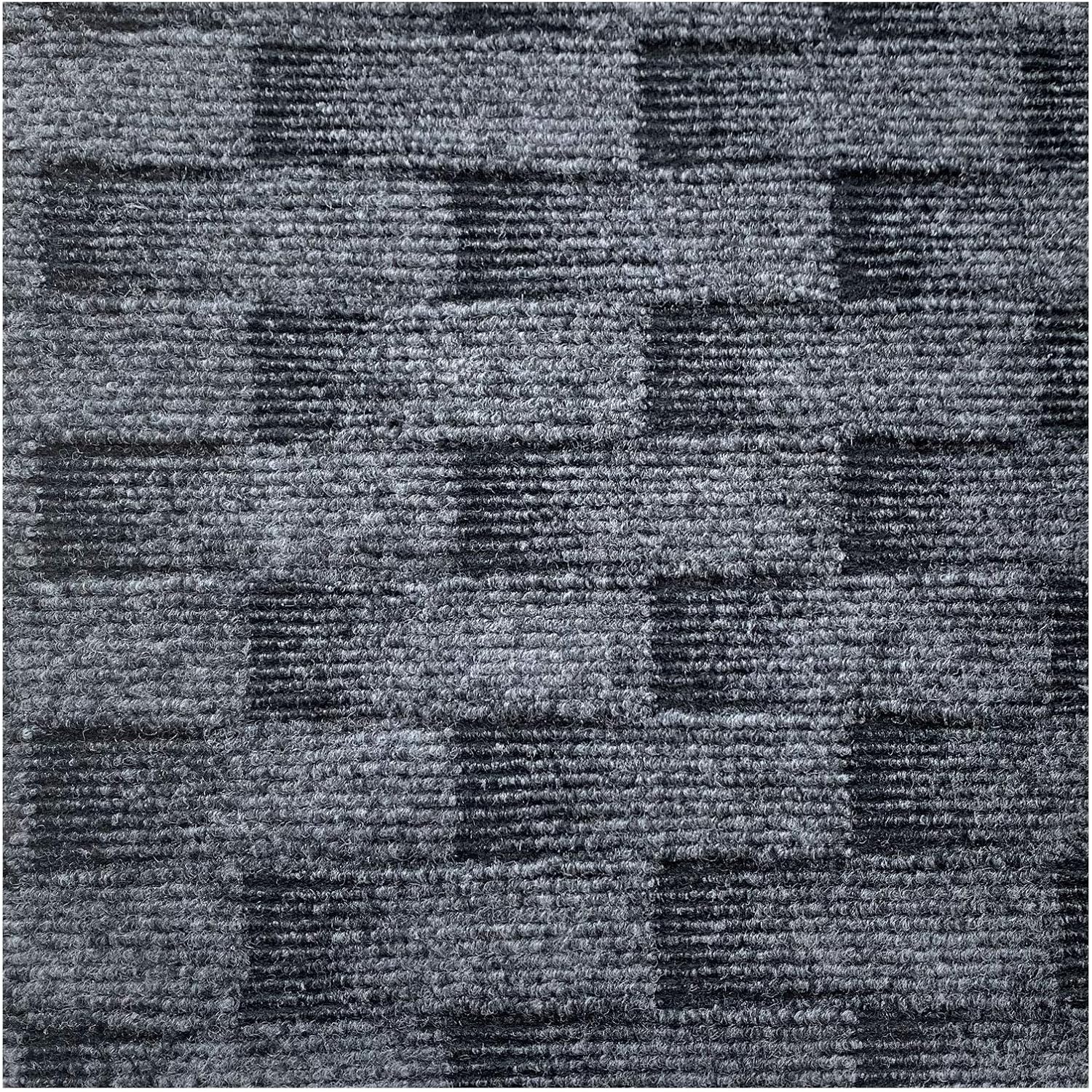 Carpet Tiles Peel and Stick - Multi-Purpose Floor Mat for Home and Pets, Non-Slip, Vacuum Safe, Self Adhesive Carpet Floor Tile