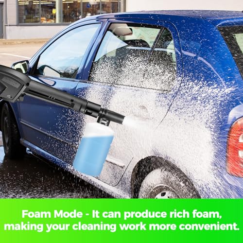 Electric Pressure Washer 4800 PSI 4.0 GPM Power Washers Electric Powered with with 33ft Pressure Hose, 4 Nozzle and Foam Cannon