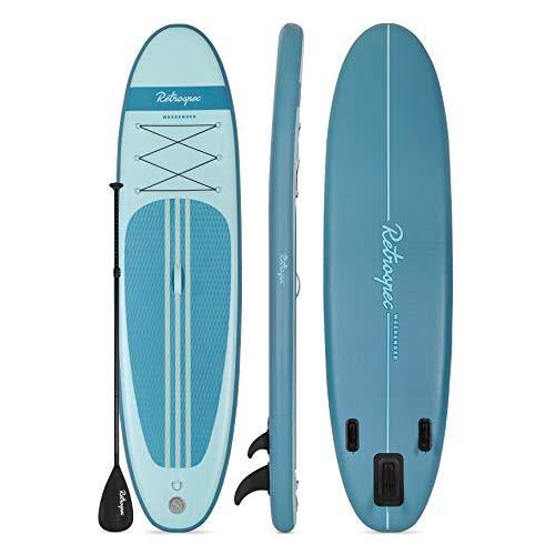 Retrospec Weekender 10& Inflatable Stand Up Paddleboard Bundle