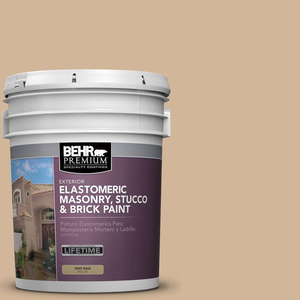 BEHR Premium 5 gal. #MS-29 Antique Gold Elastomeric Masonry, Stucco and Brick Exterior Paint 07113505
