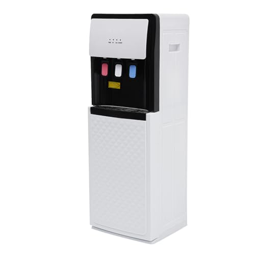 Bottom Loading Water Cooler Dispenser, Hot & Cold Water Cooler Dispenser with Anti-Scalding Design, Storage Cabinet and Child Safety Lock for Home