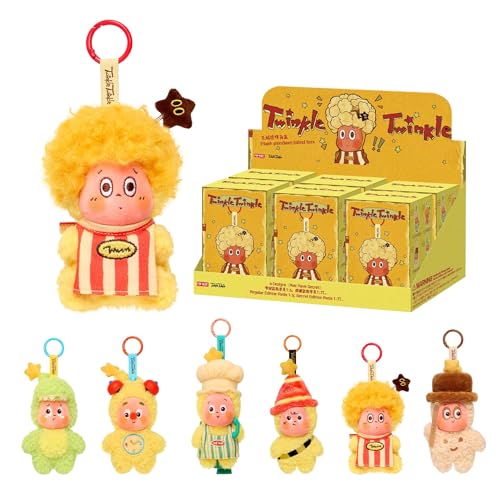 POP MART Twinkle Twinkle Be a Little Star Series - Plush Pendant Blind Box, Random Design Action Figures Collectible Toys Home Decorations