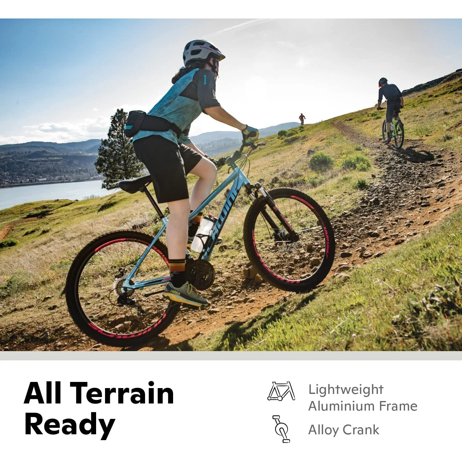 27.5" Schwinn High Timber Youth/Adult Mountain Bike, 21 Speeds, Aluminum and Steel Frame Options-Color:Grey,Style:Men's ATB