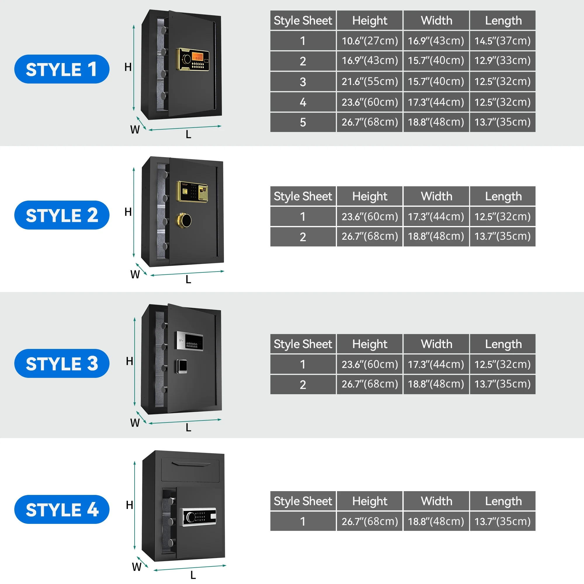 Dextrus Fireproof Safe Box 3 CU.FT,Security Safe Box with Digital Keypad, Fireproof Bag, Adjustable Shelves and LED Lighting for Storing Cash