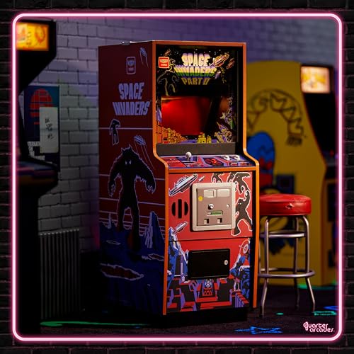 Numskull Quarter Arcades Teenage Mutant Ninja Turtles Collector's Edition Mini Arcade - 1/4 Scale Authentic Wooden Replica, Original ROM