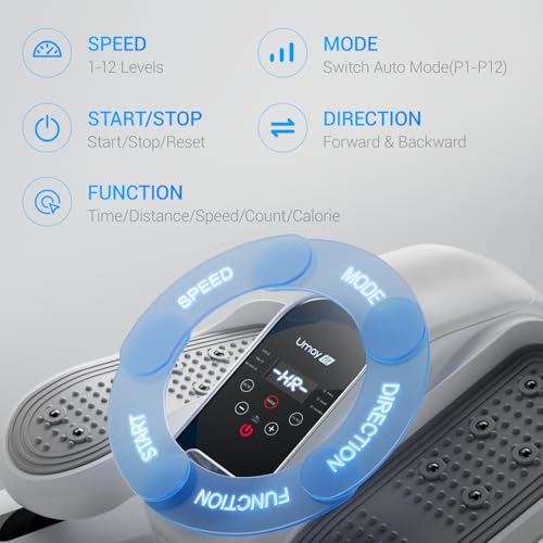 Under Desk Elliptical Machine, Ellipse Leg Exerciser for Seniors, Quiet & Portable Electric Seated Eclipse Exercise Training Machine with Remote