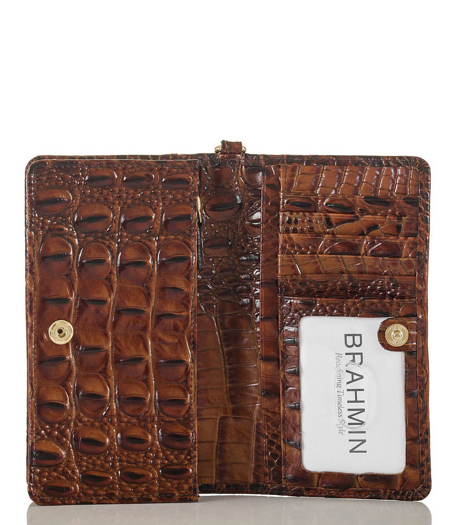 Brahmin Pecan Melbourne Collection Debra Wristlet