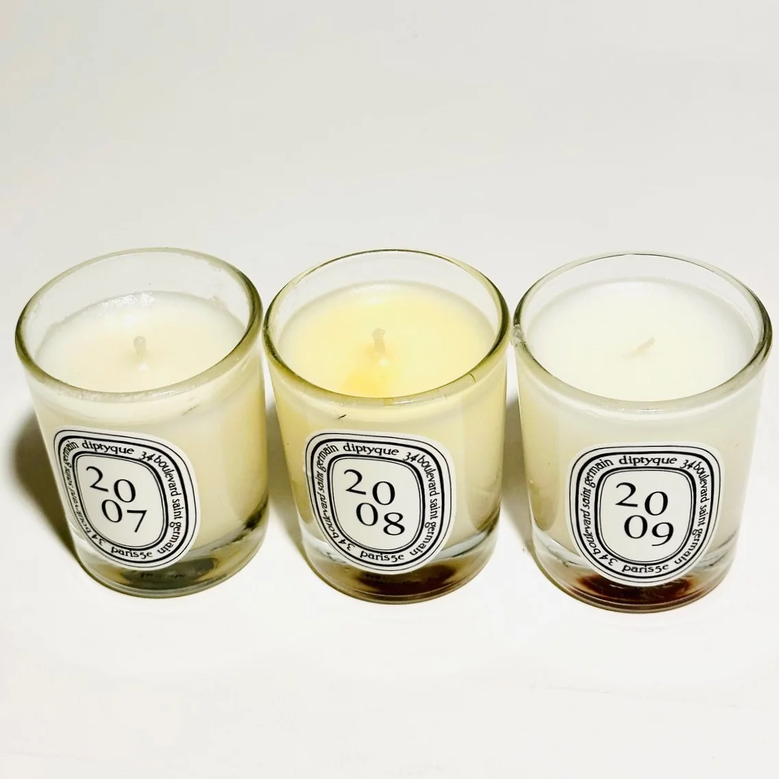 Diptyque Candles Set of 12 Pine Scent LTD EDT Years 2007-18 *See Description*