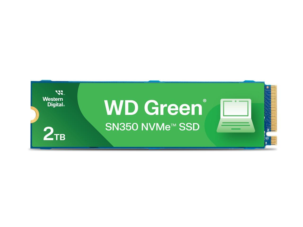 Western Digital WD Green SN350 NVMe M.2 2280 2TB PCI-Express 3.0 x4 Internal Solid State Drive (SSD) WDS200T3G0C - Curated Treasures Market