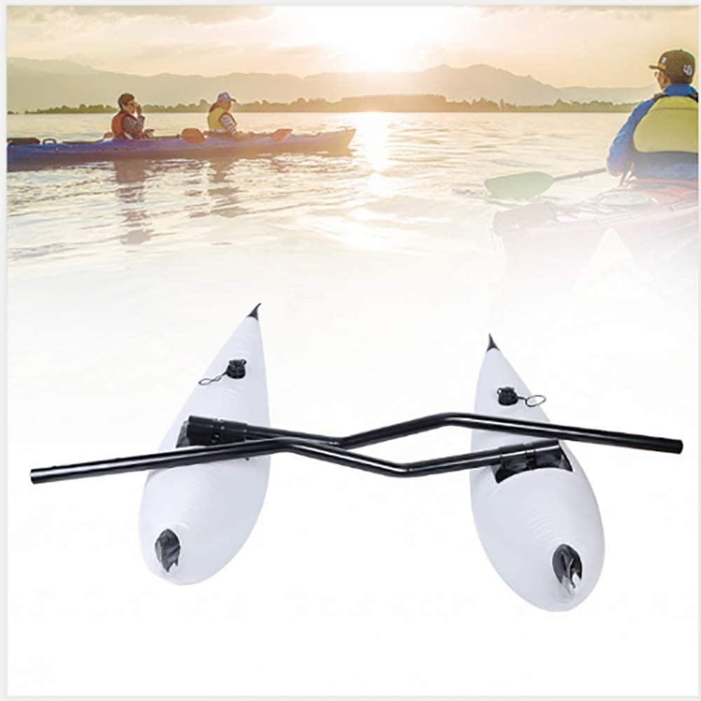TBVECHI 2Pcs Kayak Stabilizer System, Inflatable Boat PVC Kayak Canoe Fishing Outrigger Stabilizer Pack of 2