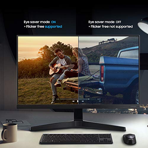 Samsung 27' T35F Series FHD 1080p Computer Monitor, 75Hz, IPS Panel, HDMI, VGA (D-Sub), AMD FreeSync, Wall Mountable, Game Mode