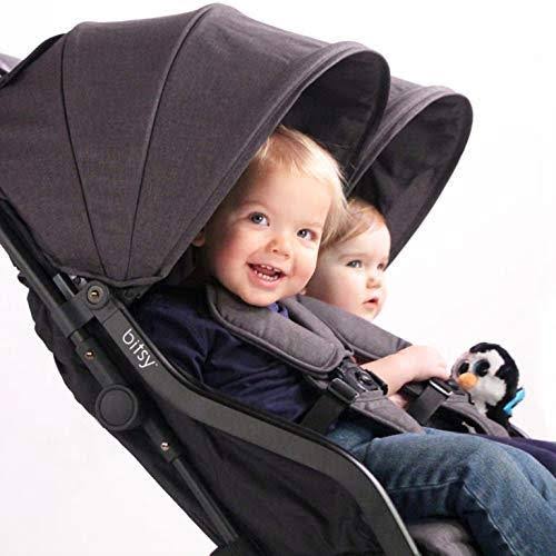 Contours Bitsy Double Stroller - Gray
