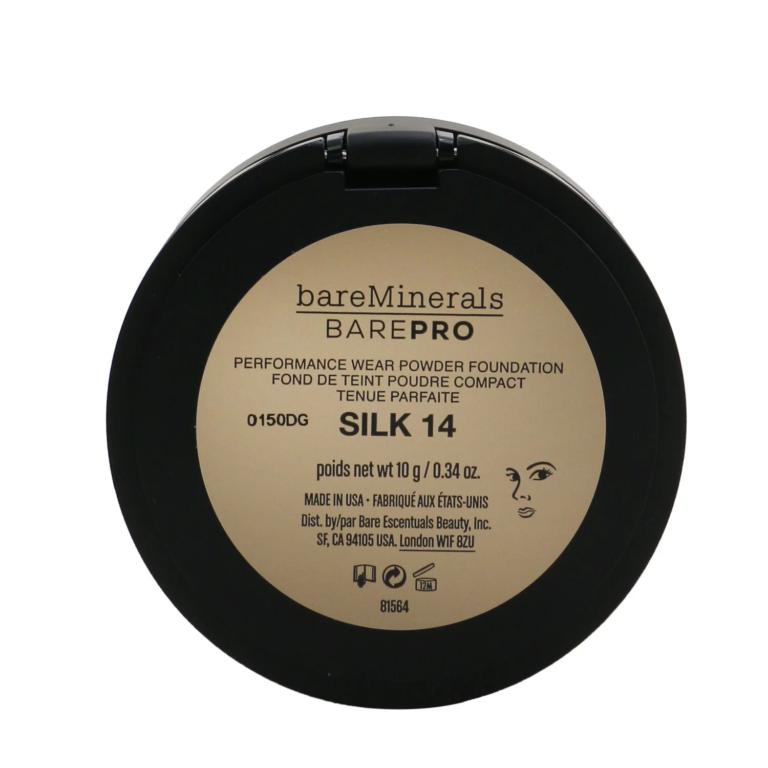 BareMinerals BarePro Performance Wear Powder Foundation - # 9.5 Flax  10g/0.34oz