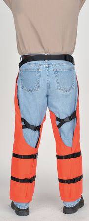 Elvex Orange Chain Saw Chaps,33 in