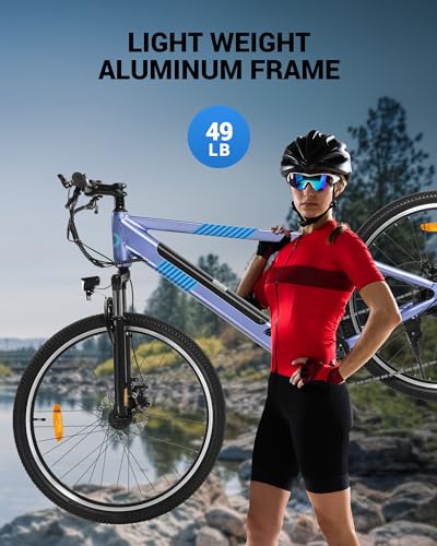 Electric Bike for Adults,36V Built-in Invisible Removable Battery,350W Brushless Motor(Peak 450W) Electric Mountain Bike
