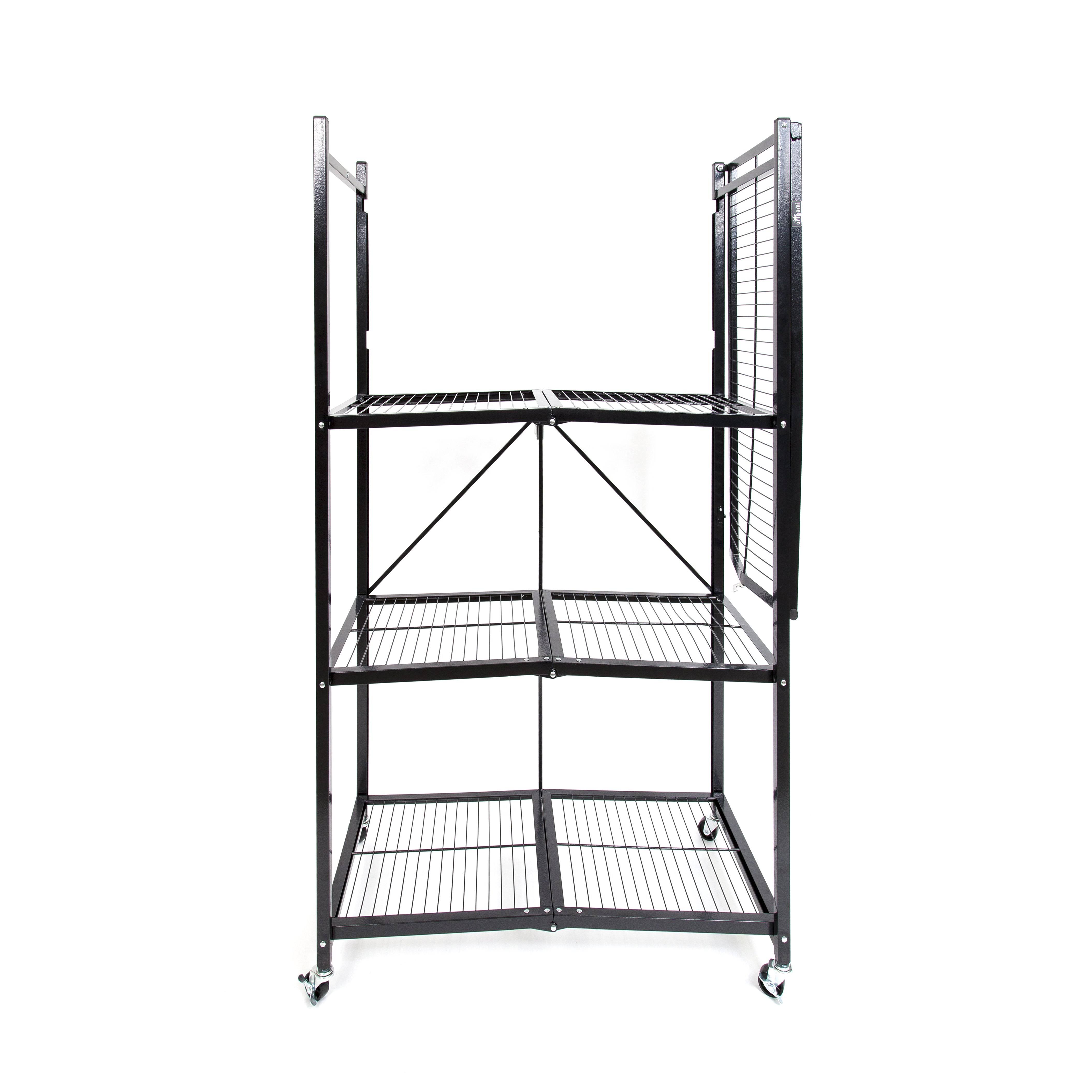 Origami Large 4-Tier Heavy-Duty Rack with Casters - Red 8100207