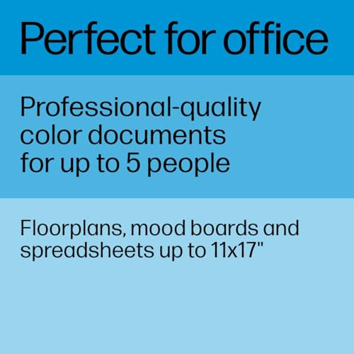 HP OfficeJet Pro 9730e Wide-Format Wireless All-in-One Color Inkjet Printer, Print, scan, Copy up to 11x17', ADF, Duplex Printing Best-for-Office