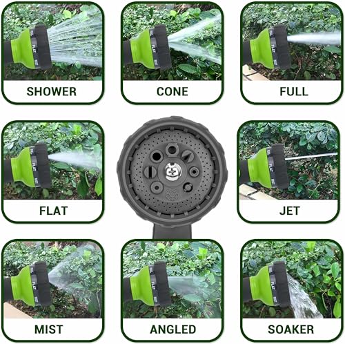 100FT Stainless Steel Garden Hose - Heavy Duty, Kink & Tangle Free, Bite Proof, Puncture Resistant with Connectors