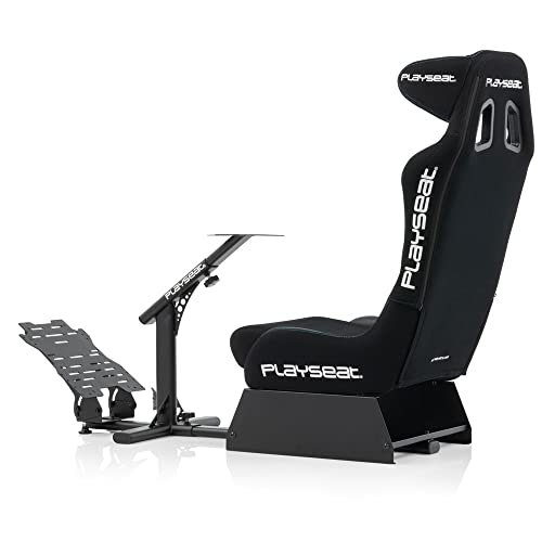 PLAYSEAT Evolution Pro Sim Racing Cockpit | Comfortable Racing Simulator Cockpit | Easily Adjustable | Compatible with all Steering Wheels & Pedals