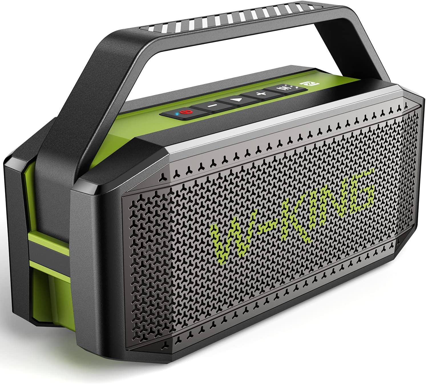 Bluetooth Speaker, W-KING 60W Loud Portable Bluetooth Speaker IPX6 Waterproof, 40H Playtime, Outdoor Powerful Stereo Speaker with 12000mAH Power Bank