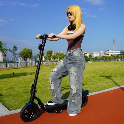 Electric Scooter Adults, Foldable 8.5" Tires E Scooter for Adults, 19 Mph, 350W Motor Fast Cooter