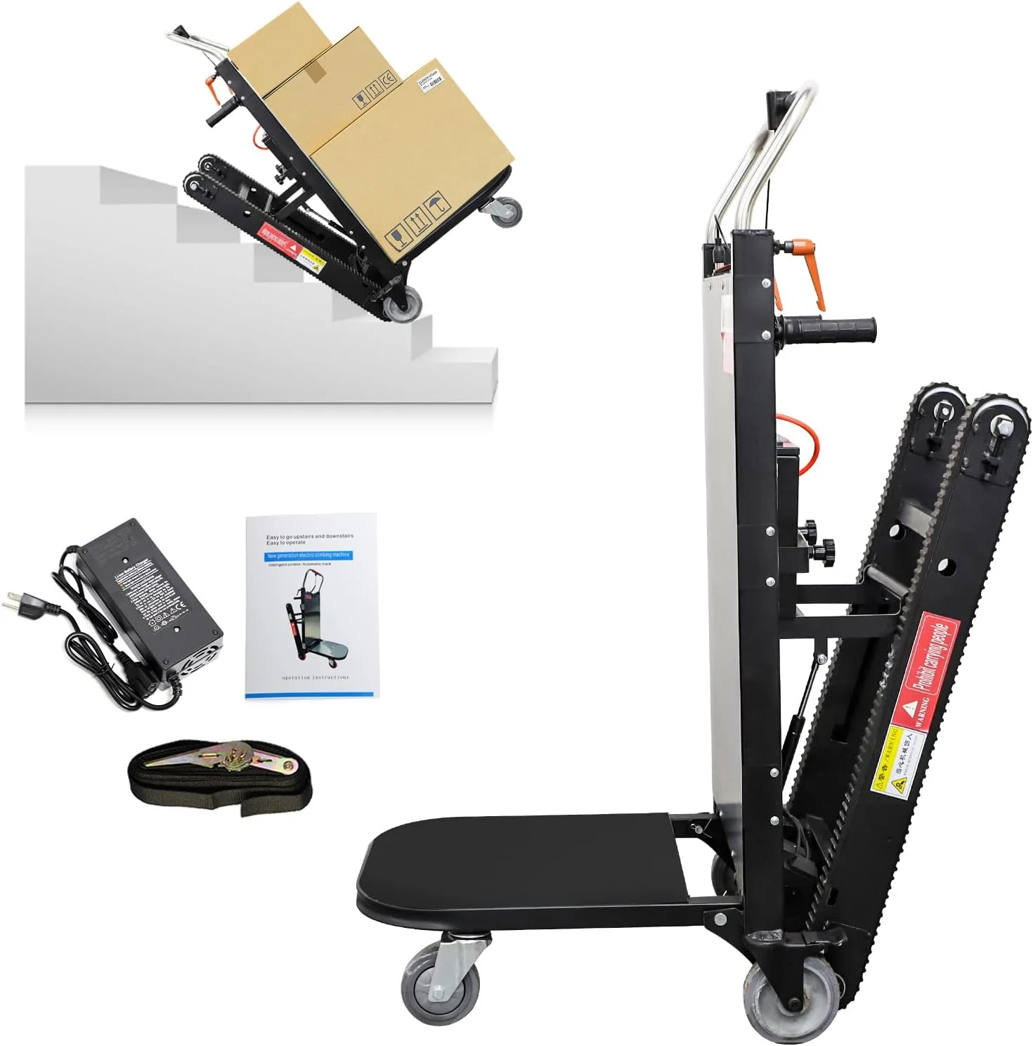 661lb Heavy Duty Electric Stair Climbing Hand Trucks