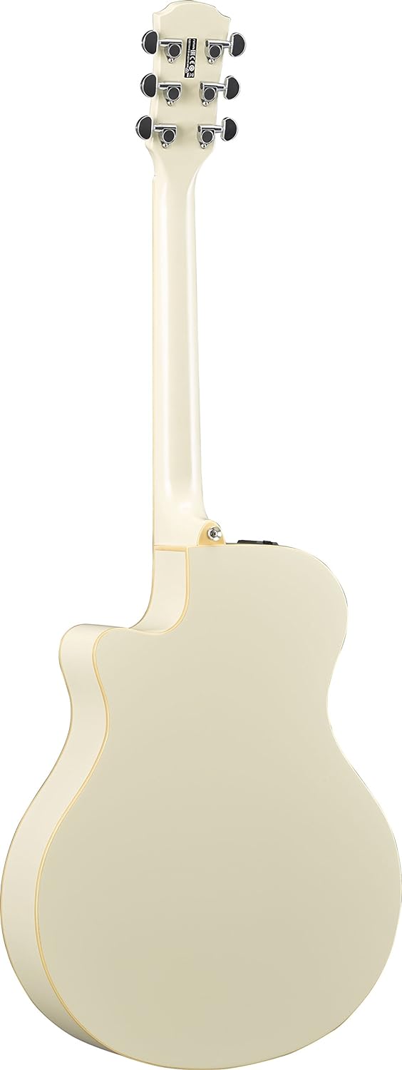 Yamaha APX600 VW Thin Body Acoustic-Electric Guitar, Vintage White