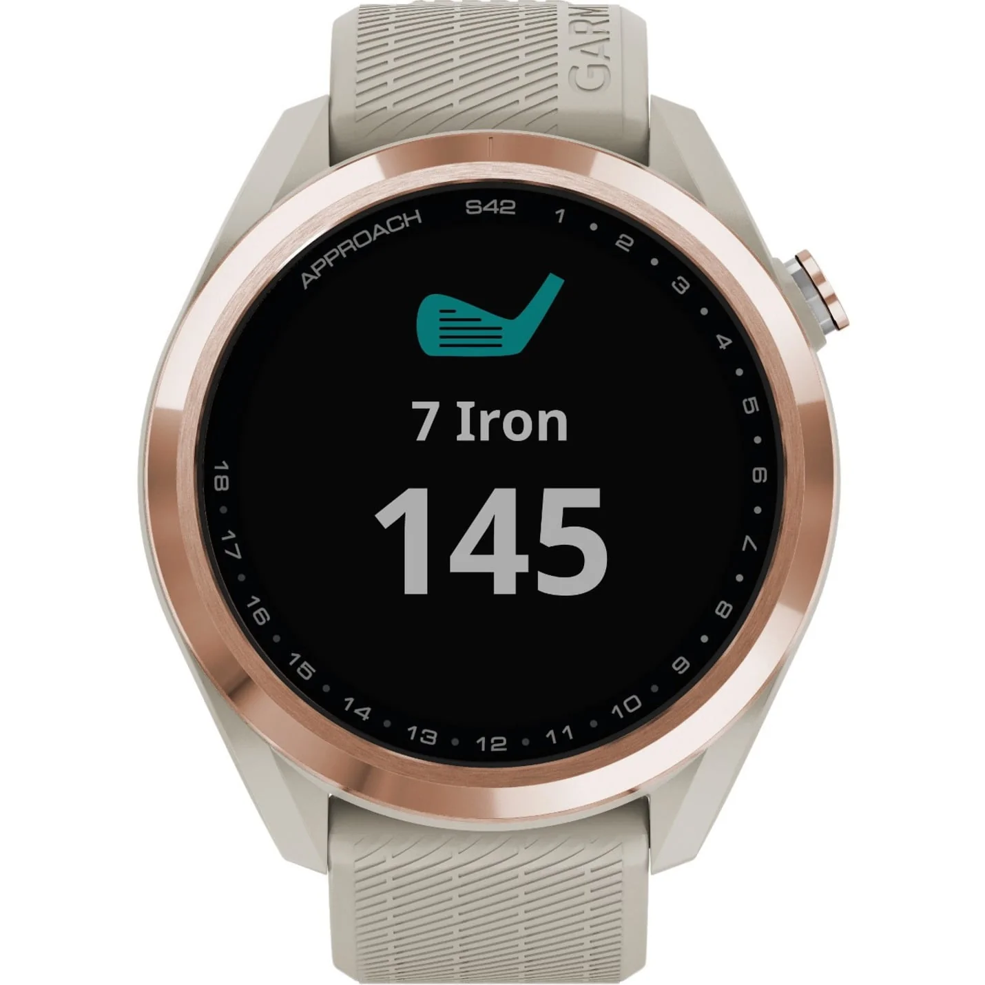 Garmin Approach S42 Golf GPS Watch, Black