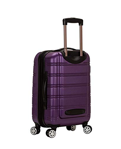 Rockland Melbourne Hardside Expandable Luggage with Spinner Wheels, 2TONENAVY, 2 Piece (20/28)