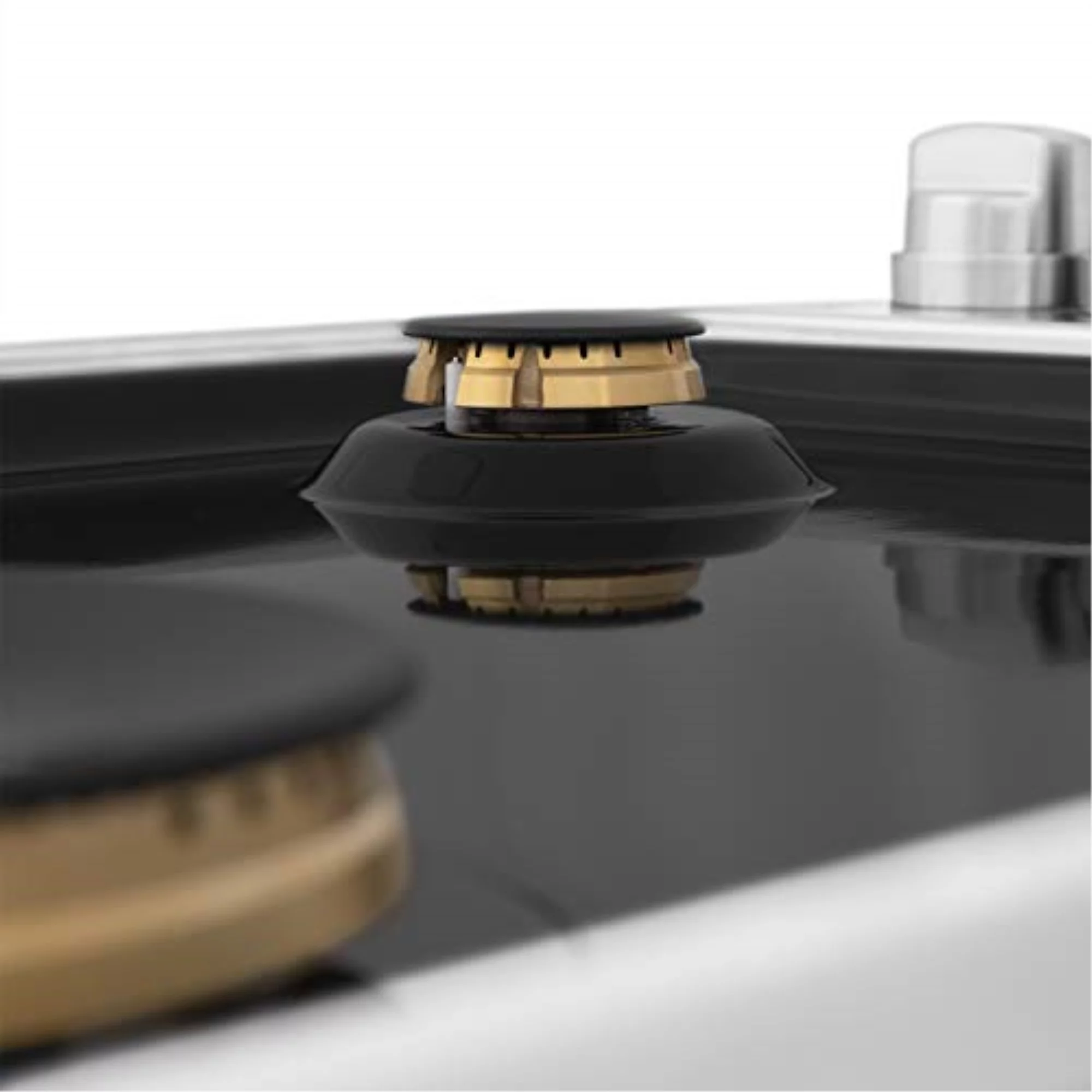 ZLINE 30 in. Dropin Cooktop with 4 Gas Burners and Black Porcelain Top (RC30-PBT)