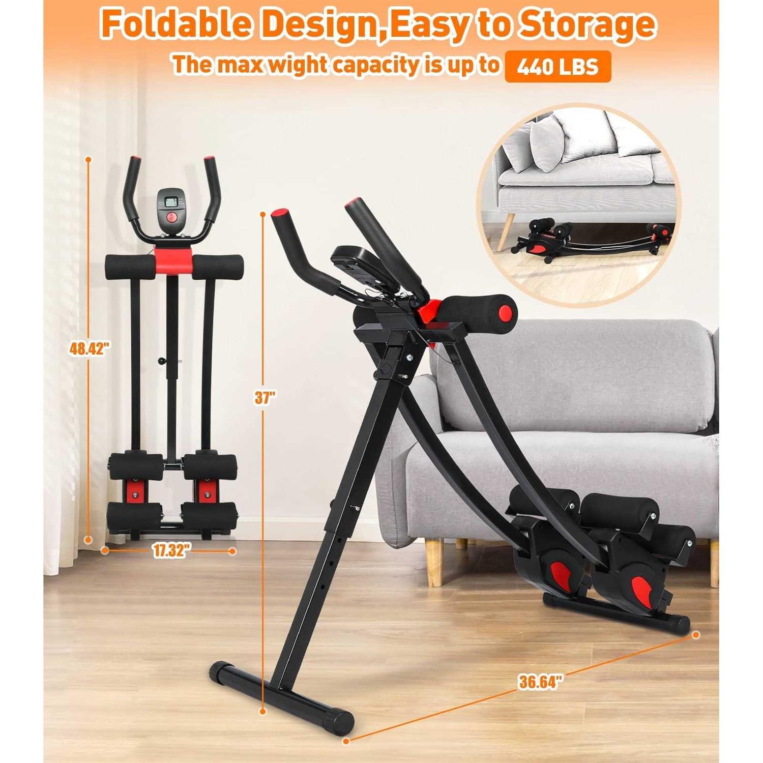GIKPAL Fitness Ab Machine Ab Workout Equipment for Home Gym - Sports Supplies Online Store