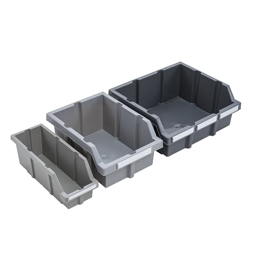 Seville Classics Heavy Duty NSF Bin Rack Solid Steel Wire Shelving Storage Unit, Patented Organizer for Garage, Warehouse, Office, Restaurant