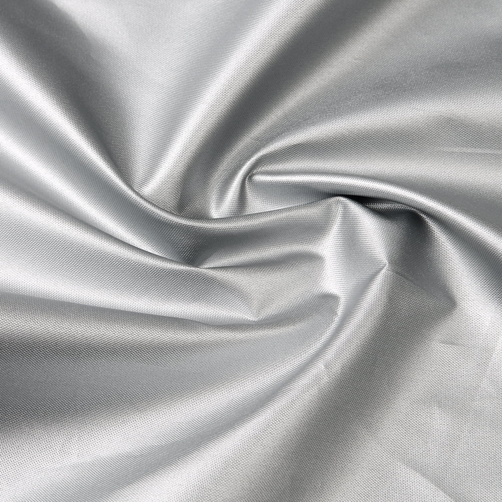 walmeck Boat Cover Yacht Outdoor Protection Waterproof Heavy Duty Silver Reflective 300D Oxford Fabric -smashing Durable and Tear Proof Fits V-HULL