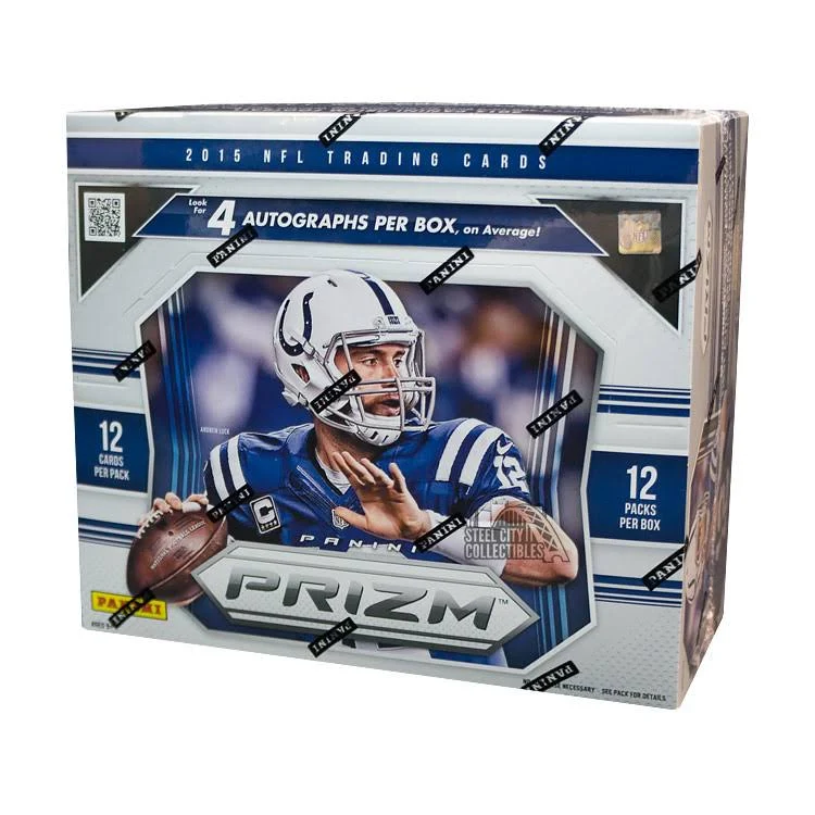 2015 Panini Prizm Football 12 Pack Jumbo Hobby Box (Sealed)
