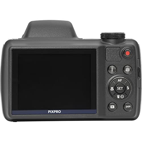 Kodak PIXPRO AZ528 Digital Camera (Black) Bundle with 32GB Memory Card + Camera Case + Memory Card Wallet + Screen Protectors + Accessories