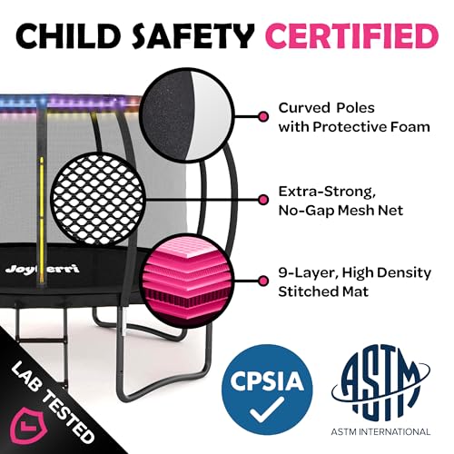 Trampoline for Kids and Adults - 8Ft 10Ft 12Ft 14FT Trampoline with Net