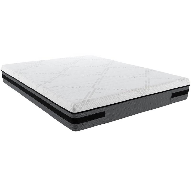 DHP Belham Living 10x22 Charcoal u0026 Gel Memory Foam 4-Layer Mattress in Queen Size