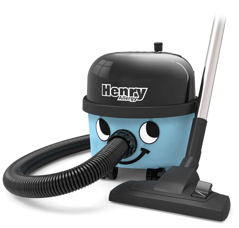 NaceCare Henry HVA160 Canister Vacuum with Allergy Easing Hepa-Filtration and AST9 kit, 1.6 Capacity, Blue