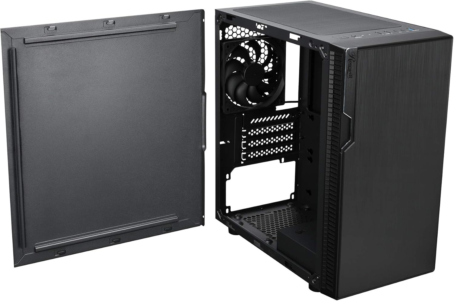 Rosewill FBM-X2 Micro ATX Mini Tower Gaming PC Computer Case with 1 Pre-Installed Fan