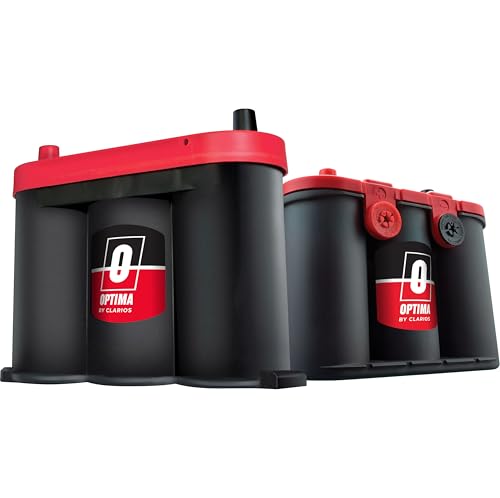 OPTIMA Batteries High Performance 6V RedTop Sealed AGM Car, Truck and SUV Starting Battery, 800 CCA, SAE Terminal, Maintenance Free