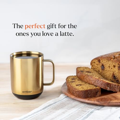 Ember Temperature Control Smart Mug 2, 14 Oz, App-Controlled Heated Coffee Mug with 80 Min Battery Life and Improved Design, Black