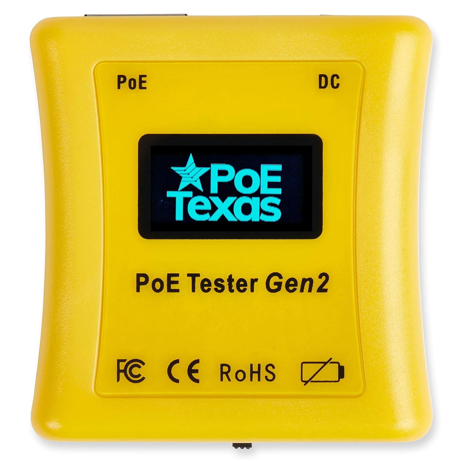 PoE Tester Gen2 by PoE Texas - Power Over Ethernet Tester to Determine Voltage, Current and Power Consumption on Network Cable