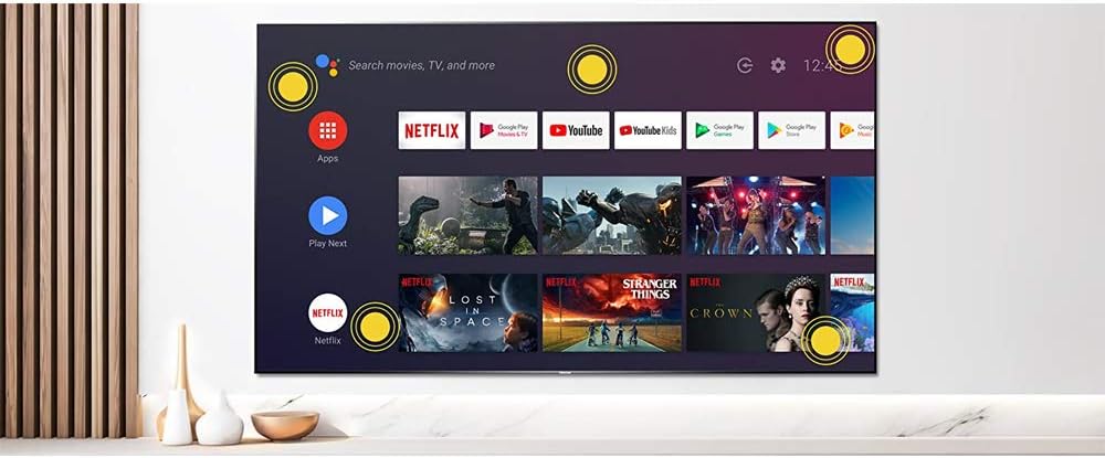 Hisense 43H5500G 43 Inch H55 Series FHD Smart Android TV with DTS Studio Sound Bundle with Premiere Movies Streaming + 37-100 Inch TV Wall Mount +