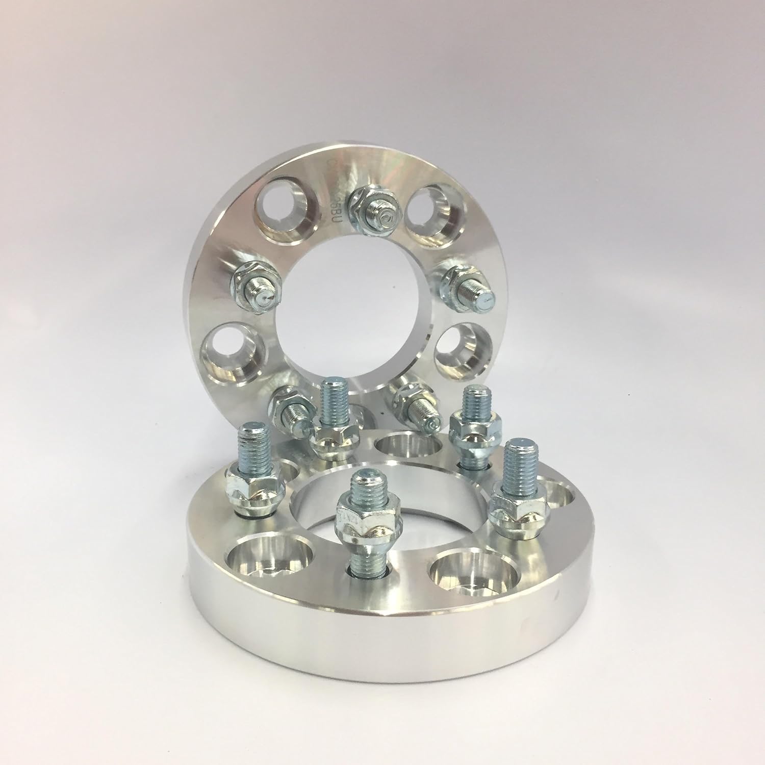 Customadeonly 4 Pieces 1" 25mm Conversion Wheel Adapters 5x100 to 5x114.3 (Change Bolt Pattern) 12x1.5 Studs Center Bore 67.1mm with Open End Lug